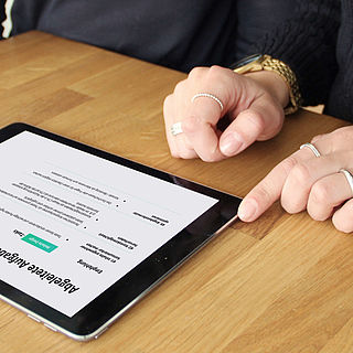 Übersicht der abgeleiteten Aufgaben auf einem iPad