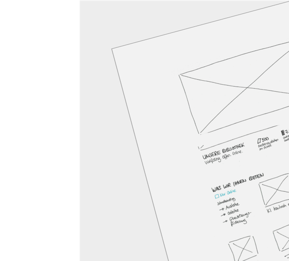 Ausschnitt der digitalen Skizze des Prototypen