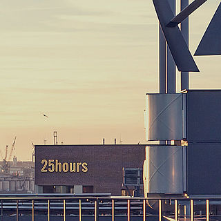 Aussicht über Hamburg vom 25hours Hotel