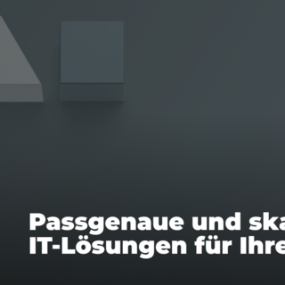 Passgenaue und skalierbare IT-Lösungen für Ihre Anforderungen