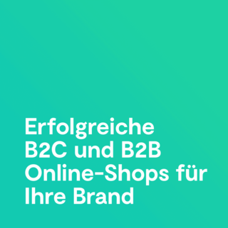 Erfolgreiche B2C und B2B Online-Shops für Ihre Brand